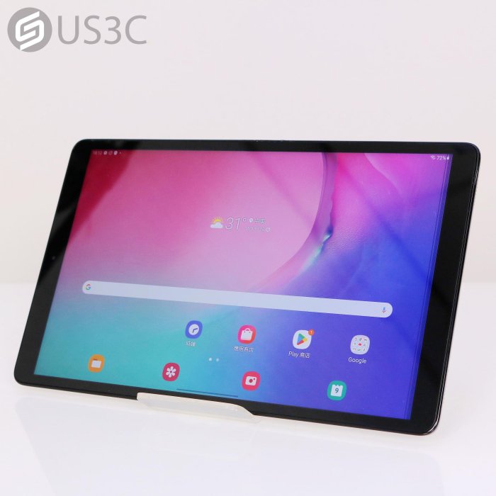 【US3C-高雄店】【一元起標】三星 Samsung Galaxy Tab A 10.1吋 2019 SM-T510 3G 32G WiFi 迷夜黑
