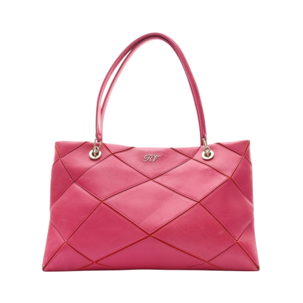 Roger Vivier 羅傑維維亞 Prismick 肩背包 粉色 牛皮 【二手名牌BRAND OFF】