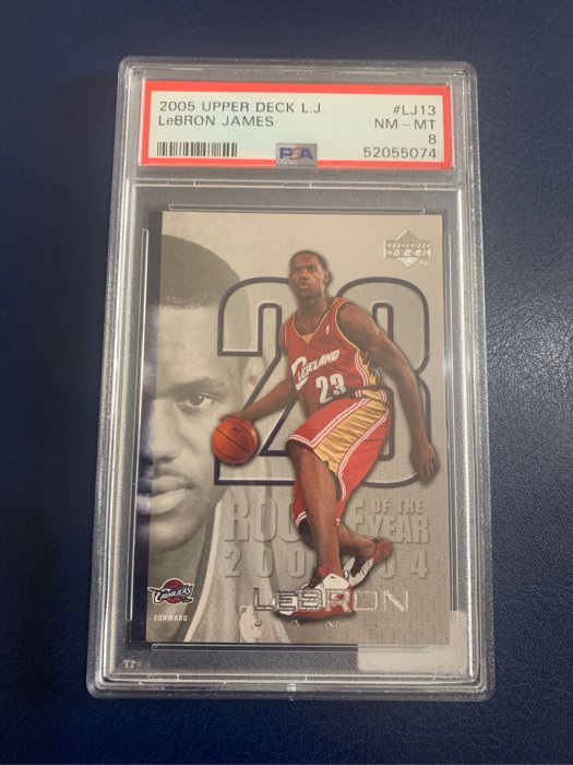 湖人球星LeBRON James 詹姆士復刻版RC 得分破紀錄psa鑑定卡！