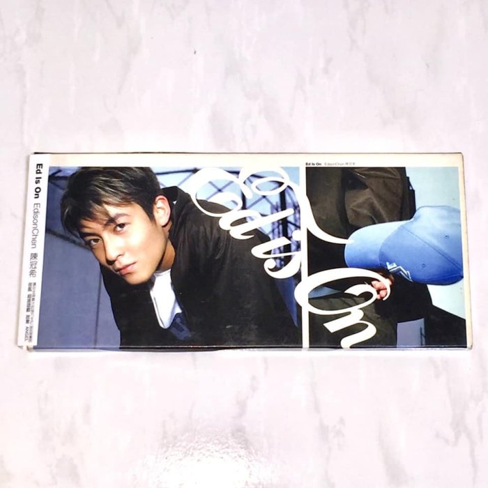 一套11張陳冠希Edison Chen 2000~2007 台灣版專輯側標宣傳單曲CD +