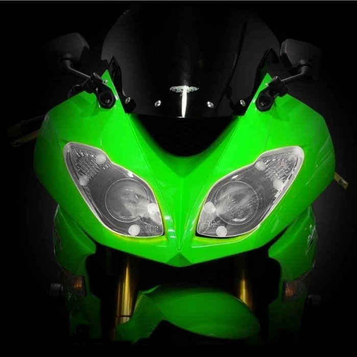 KAWASAKI ZX-6R 09-18年改裝大燈保護罩大燈護罩大燈護片| Yahoo拍賣