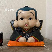 時代福助人形　縁起　手描き　招福置物　珍品〈検 招き猫　こけし　七福神　常滑焼 時代福助人形縁起手繪招福置物珍品〈檢招き貓こけし七福神常滑燒