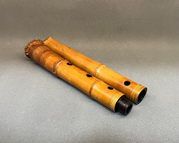 ▲琴古流 尺八 波嘯銘 竹製 全長54.5cm 重量263.5ｇ 琴古流尺八(Kinko-ryu) | 亀屋尺八専門店