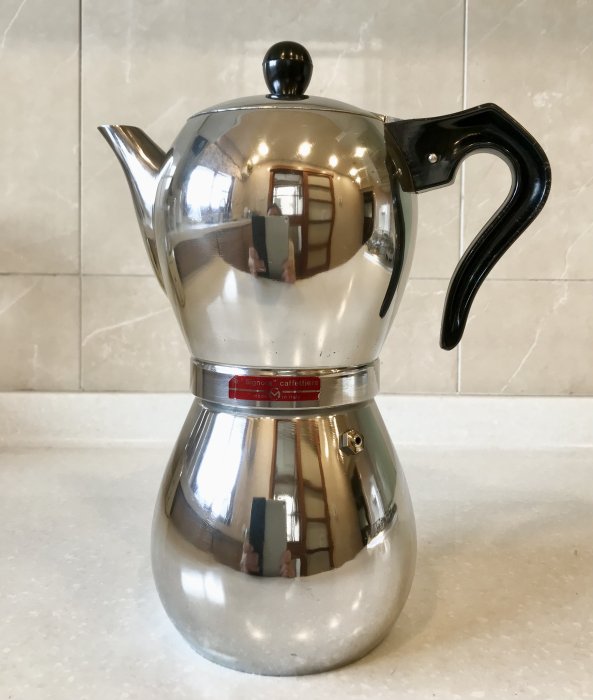 義大利古董la”Signora 摩卡壺/15人(Alessi Lavazza Stella Giannini