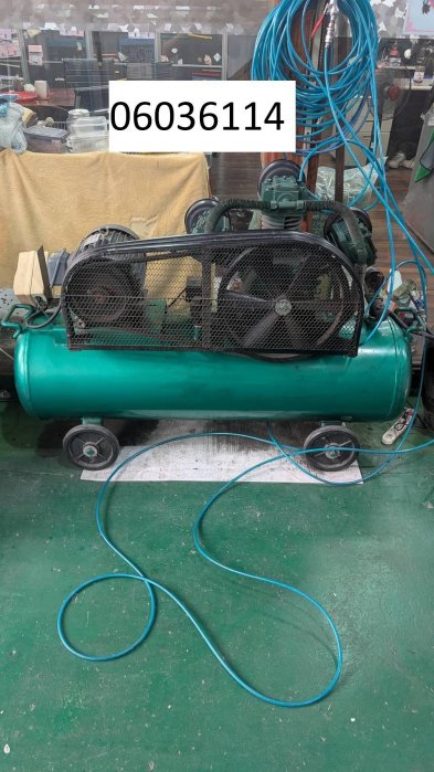 【弘旺二手家具生活館】二手/中古 綠色空壓機5碼 空壓機 二手空壓機 5HP空壓機-各式新舊/二手家具 生活家電買賣