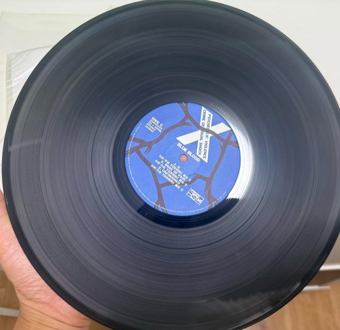 首版X Japan blue blood 黑膠2LP 林佳樹hide 封套ex+ 盤ex+ 舊藏音樂