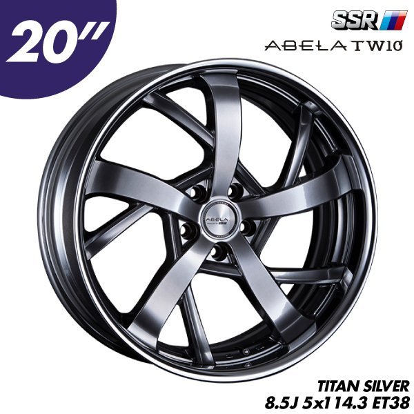 Power Parts】SSR ABELA TW10 鋁圈20