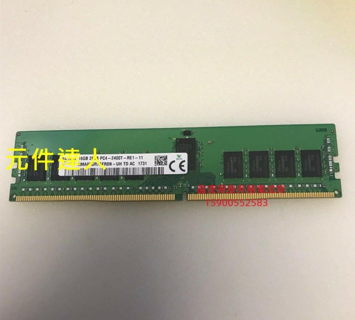 原廠SK hynix HMA82GR7AFR8N-UH 16G 2RX8 PC4-2400T 伺服器記憶 原廠SK hynix HMA82GR7AFR8N-UH 16G 2RX8 PC4-2400T 伺服器記憶