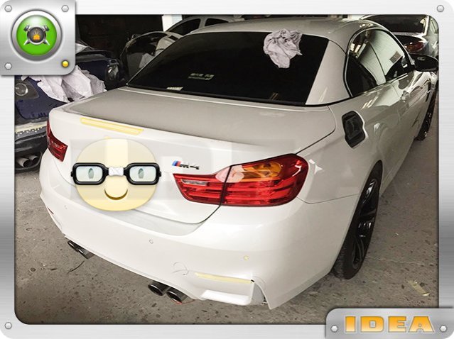泰山美研社 18040311 BMW寶馬F32 F36 M4樣式後保桿四出4出左右雙出後下巴PP製420 428 435