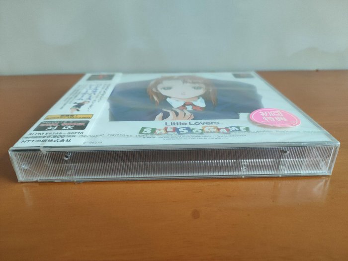 嚴選PS1遊戲Little Lovers 日文版帶原盒6女主角高校戀愛冒險初回特典卡