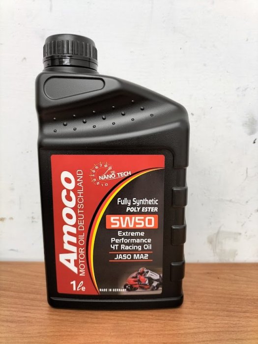 卡油王 Amoco 5w50 5W-50 NANO POLY Ester 奈米多元酯類 競技級機車