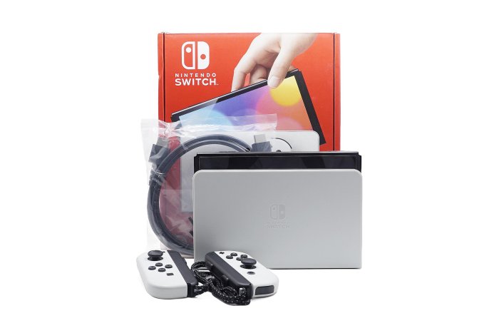 【台中青蘋果】Nintendo Switch OLED 白色 二手 任天堂 電玩主機 #97426
