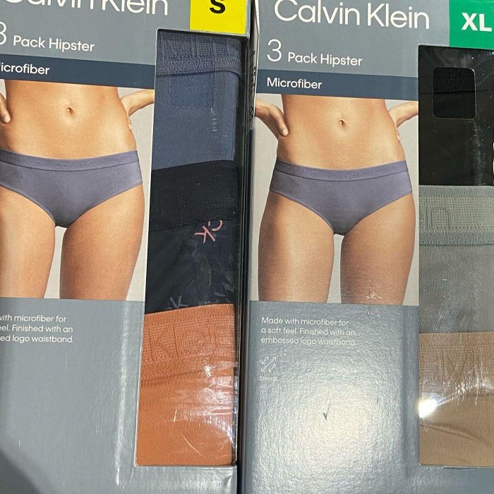 CALVIN KLEIN 凱文克萊女內褲三入組 美國尺寸US:S~XL-吉兒好市多COSTCO代購