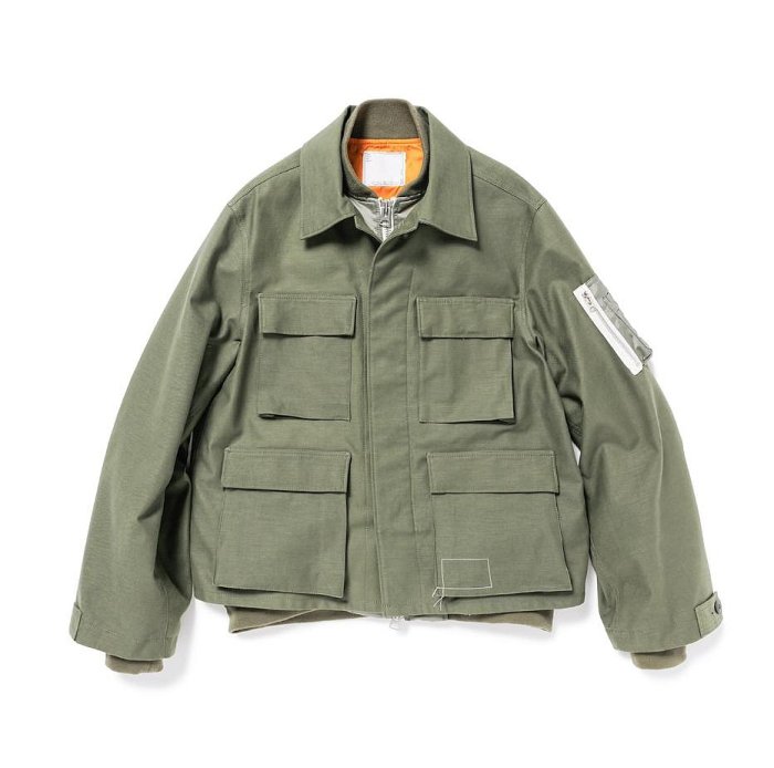 WTAPS Cotton Back Satin Jacket 02 / JACKET / COTTON. BACK SATIN