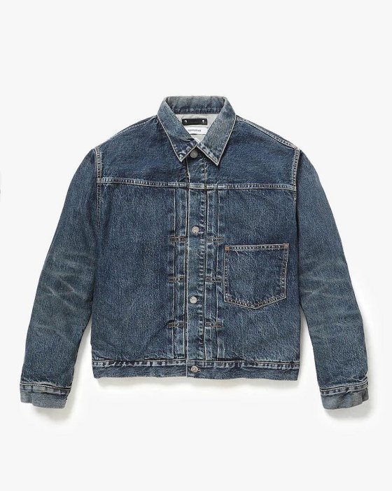 MINEDENIM×nonnative DENIM TRUCKER JACKET The GORE-TEX Denim Trucker Jacket by nonnative and MINEDENIM