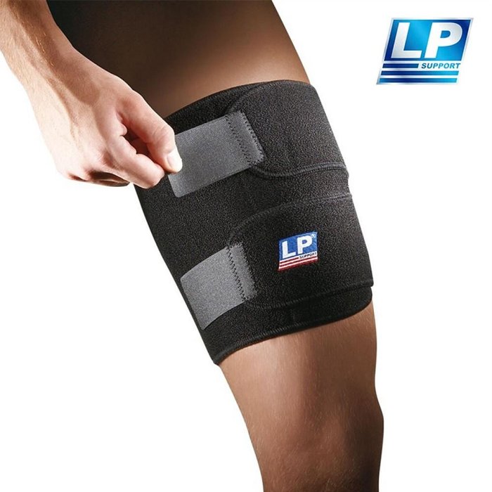 【曼森體育】LP SUPPORT 單片可調式大腿護套 護大腿 護腿 單入裝  755