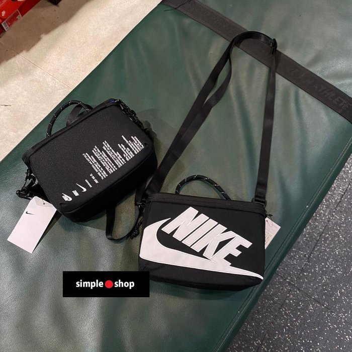 nike mini swoosh pvc sling bag