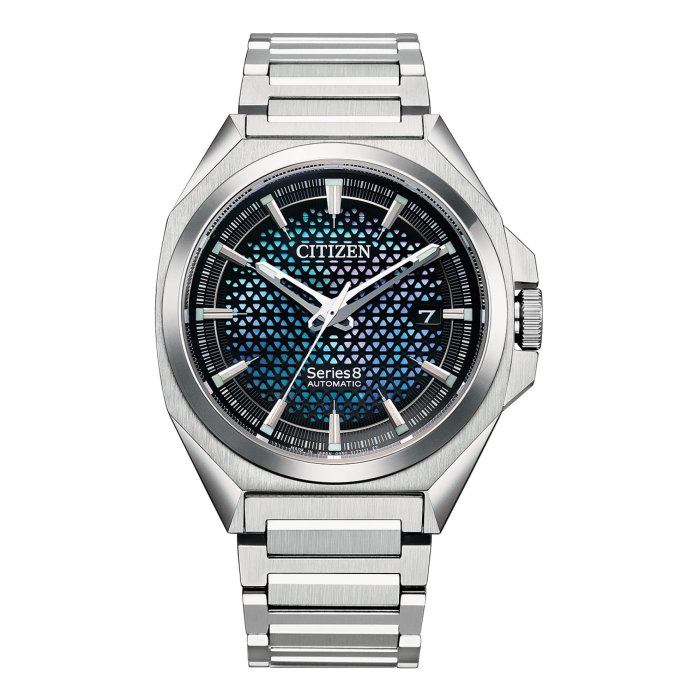 CITIZEN 星辰 AUTOMATIC 機械錶 Series 8 系列 不鏽鋼 耐磁 10bar 防水 NA1010-84X @EASYwatches