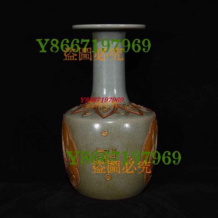 如窯龍文花口筆洗器 汝瓷歷粉鎏金羅漢紋盤口瓶20×12，500516 瓷器青花汝窯【南小瓷