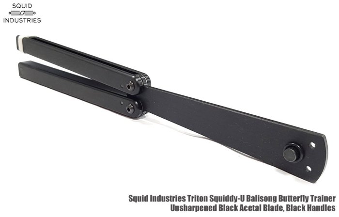 angel 精品館】Squid Industries Squiddy-B 黑色柄黑刃訓練用塑膠鋼