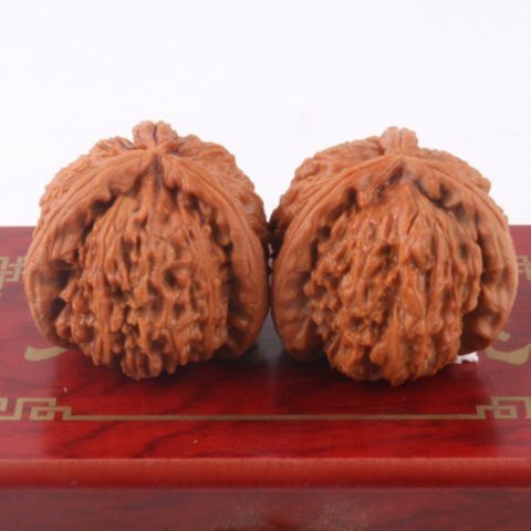 裝X神器】文玩核桃古玩手玩白獅子三棱獅子頭精品配對7天上手變紅包郵
