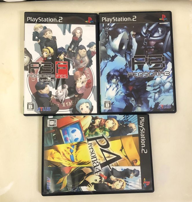PS2 女神異聞錄3 +女神異聞錄 3 FES +女神異聞錄4
