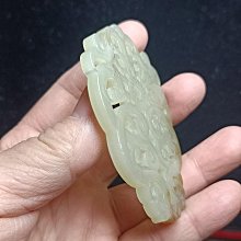 嚴選古玉龍鳳佩，和闐玉精工雕刻兩龍兩鳳纏綰美工細膩龍鳳呈祥好寓意