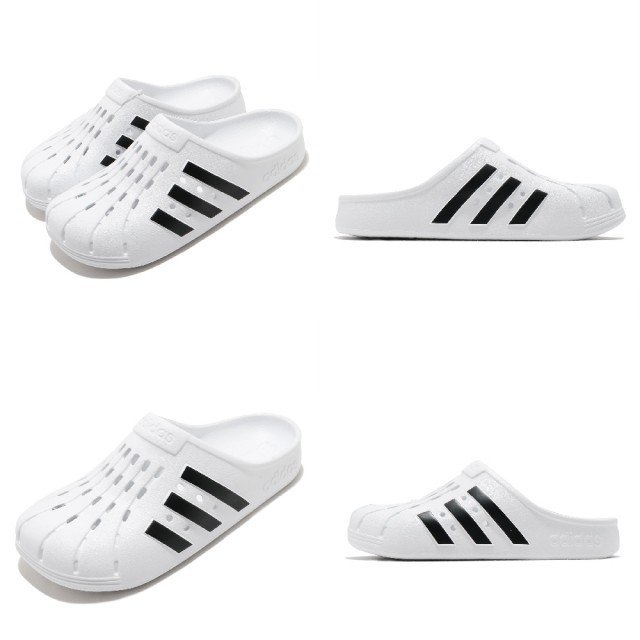 🔹SUFU🔹ADIDAS ADILETTE CLOG 膠鞋朔溪鞋玩水男女FY8970(白) FY8969