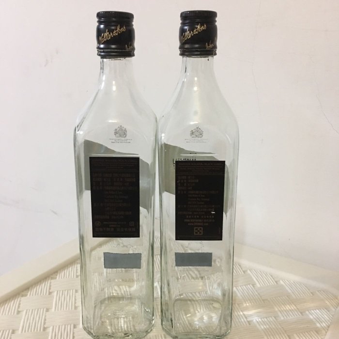 《瓶子控》約翰走路12年調和威士忌 空酒瓶 (700ML) 釀酒釀醋酒瓶切割DIY（庫存：2個）