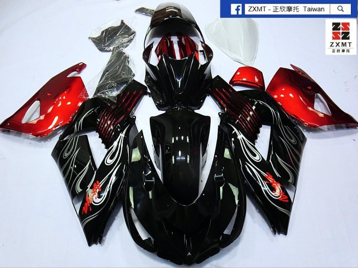 t k樣專用 ZXMT-正欣摩托【官方台灣】2006-2022 KAWASAKI ZX-14R 客製化彩繪車殼