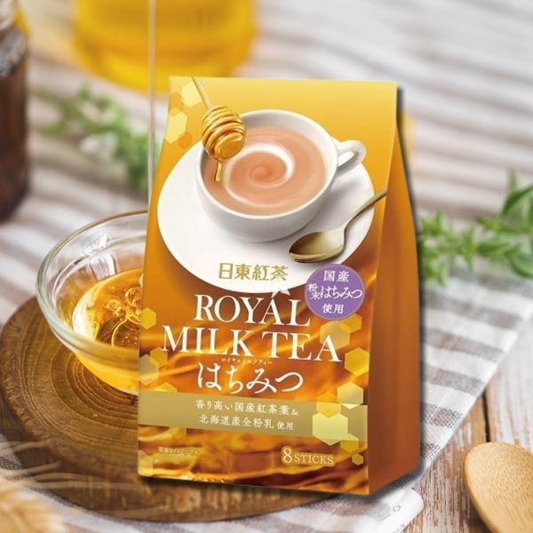 日東紅茶 皇家奶茶-蜂蜜108g【小三美日】 DS011346 熱奶茶 早餐 下午茶 沖泡熱飲 寒流