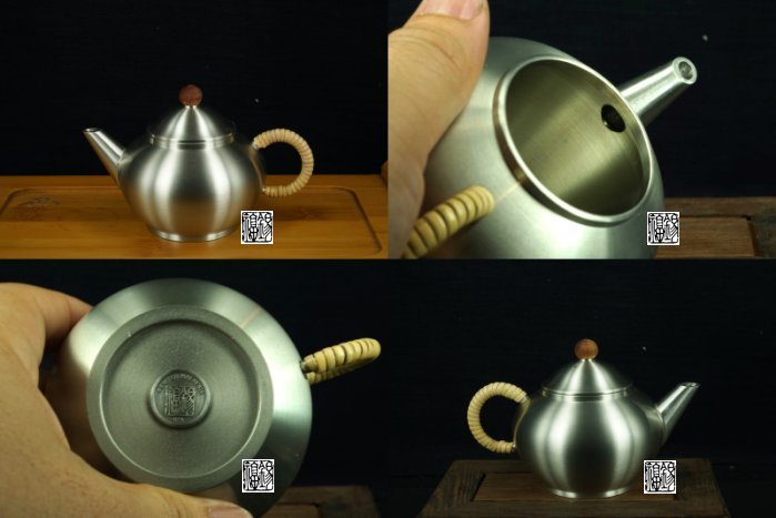 茶壺酒壺馬來西亞錫壺木杻錫製品錫器醒酒器醒茶壺醒酒壺(約160cc