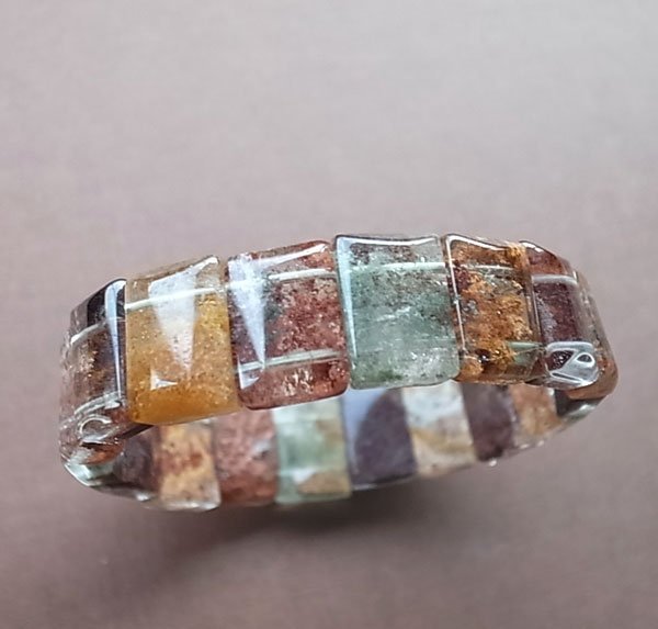 天然寶石的一種 ZX天然金發晶鈦晶花原石原礦標本水晶簇資料庫半寶石家居飾品擺飾