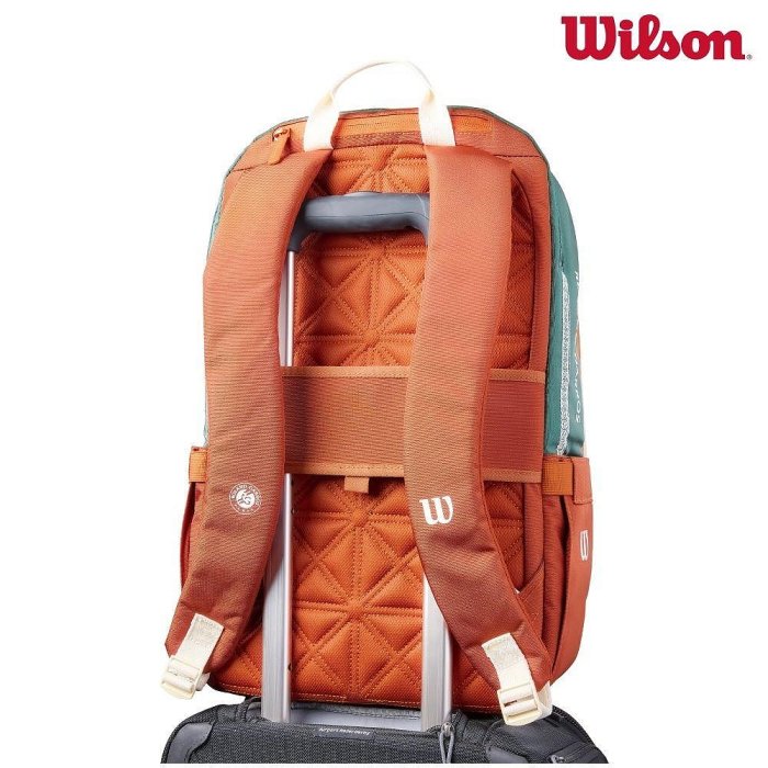 【曼森體育】Wilson ROLAND GARROS 2026 TENNIS BACKPACK Cream 後背包 米色 法網系列