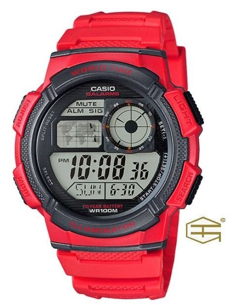【天龜】 CASIO 十年電力壽命 AE-1000W-4A