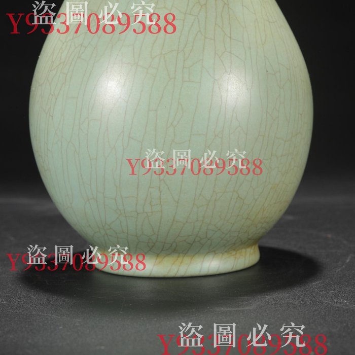 中国古美術・宋汝窯款天青釉銀口四方尊花瓶・工芸品・木箱付・文房具・風水開運・陶器 宋代 汝窯 陶磁器 天青釉銀口御題玉壺春瓶染付 置物擺件 古賞物 古美術