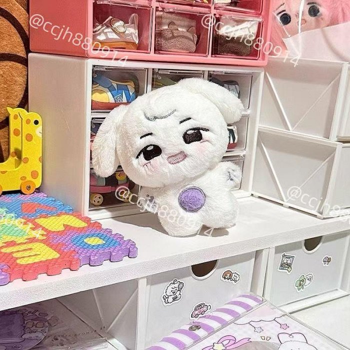 TF家族四代陳奕恒牙牙哼棉花娃娃10CM 動物體海星體裸娃10cm娃衣圍兜毛