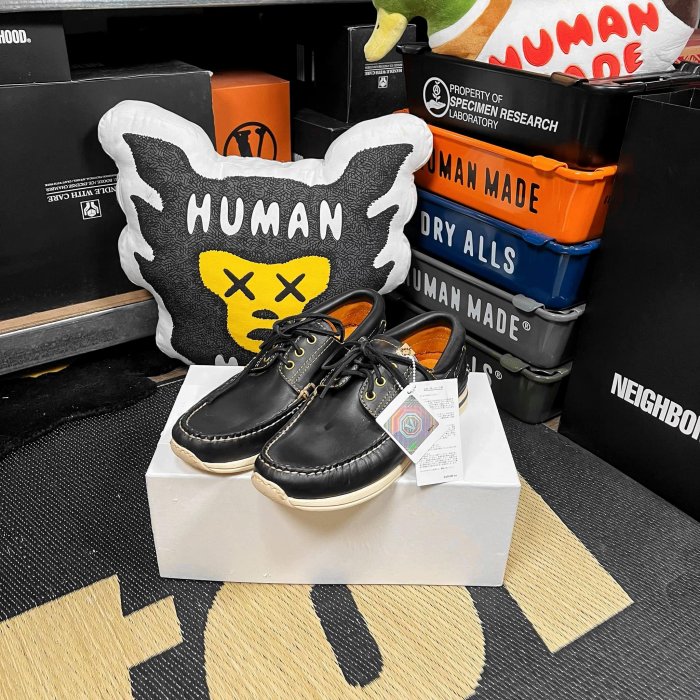希望商店】【✓寄賣商品】VISVIM AMERICANA DECK-FOLK 經典皮革休閒