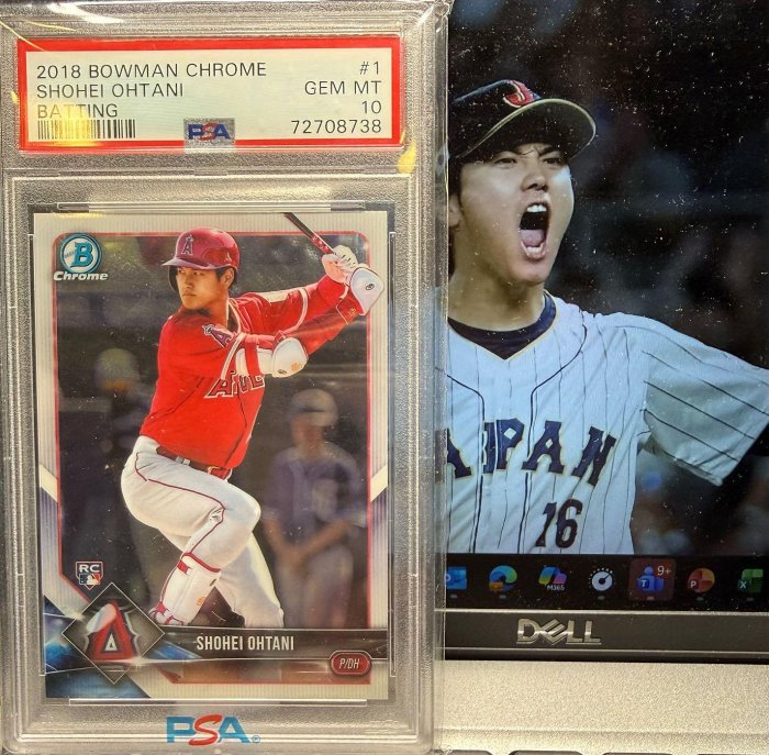 Bowman Chrom 2018 大谷翔平 RC BGS鑑定 MINT 人気