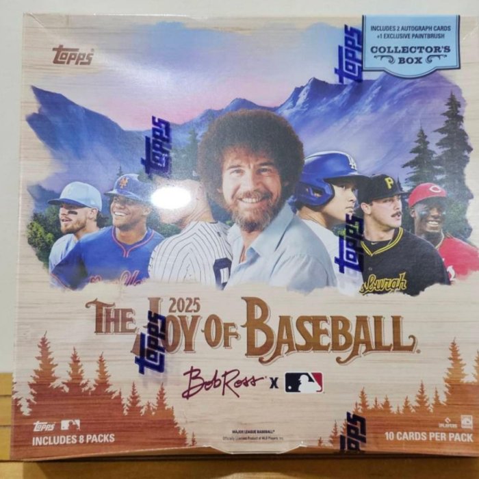 限時特價2025 Topps x Bob Ross: - Collectors Box 抽大谷翔平限量卡盒 