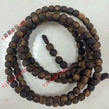 二手】99沉水沉香0.5奇楠種植沉香電白沉香文玩手串5mm手鏈掛鏈純天然