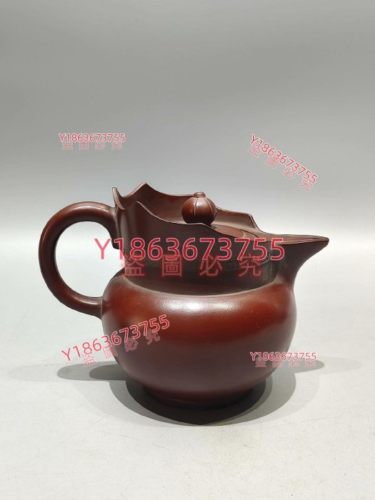 大清康熙初冬金世衡製僧帽老紫砂壺一把高14厘米紫砂紫砂壺茶具