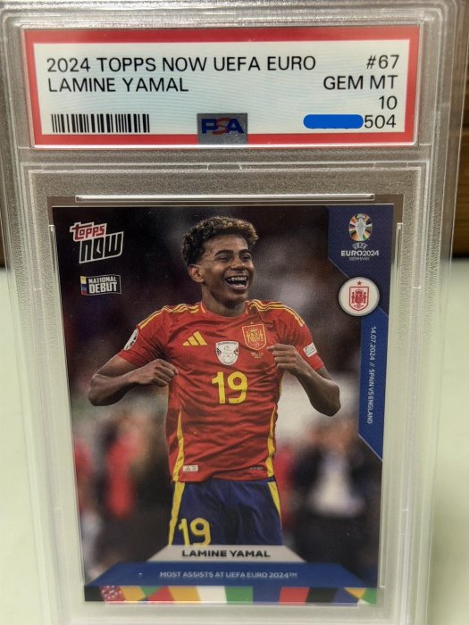 2024 TOPPS NOW UEFA EURO #67 LAMINE YAMAL 亞馬爾 足球 球員卡