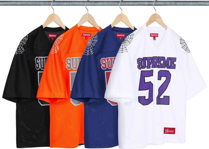 希少】Supreme Sequin Football Jersey XL BK Supreme Supreme Sequin