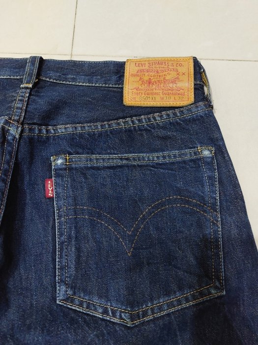 Levi's 501 44501-0051 LVC 大戰版月桂冠扣赤耳布邊S501XX 大E 丹寧