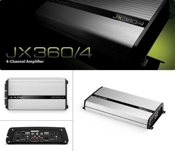 JL AUDIO JX360/4 アンプ JL AUDIO JX360/4 高性能4チャンネル AB級 アンプ