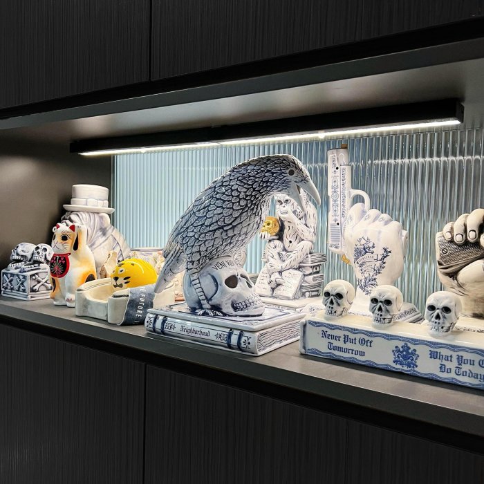 希望商店】NEIGHBORHOOD CROW INCENSE CHAMBER 24AW 烏鴉骷髏線香座