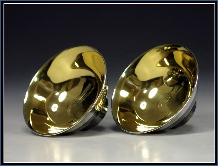 勇福堂》】日本純銀杯組－金工師河內光明製【純銀手工鎚打內鍍金茶（酒