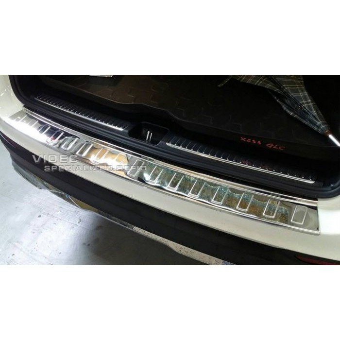 威德汽車 HID Benz 賓士 2016 GLC 220d GLC250 後車箱 防刮 後護板 行李箱 護板 白鐵材質