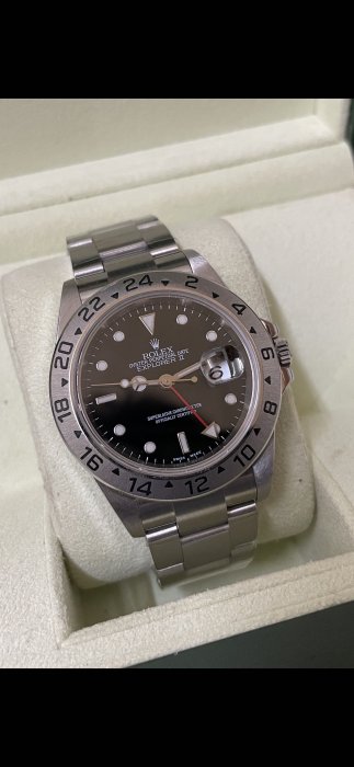 ROLEX 勞力士 16570 探險家 不鏽鋼 自動上鍊 GMT 黑面 附保單 40MM